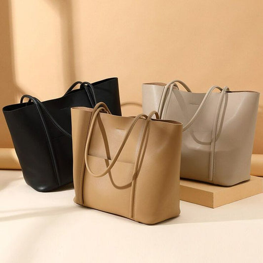 Classic Leather Tote Bag